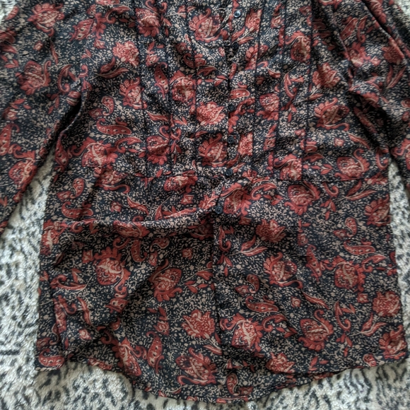 Vintage paisley blouse - Picture 5 of 8